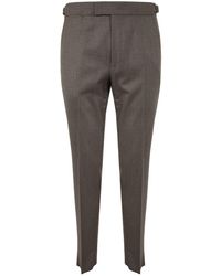 ZEGNA - Pure Wool Trousers - Lyst