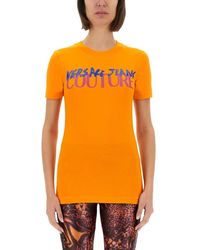 Versace Jeans Couture - "Institutional Logo" T-Shirt - Lyst