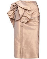 Maison Margiela - Taffeta Midi Skirt - Lyst