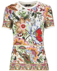 Etro - T-shirts And Polos Multicolour - Lyst