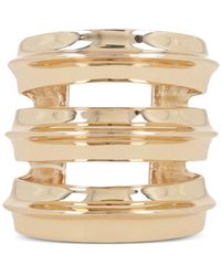 Self-Portrait - Sculpted Double Cuff Accessories - Lyst