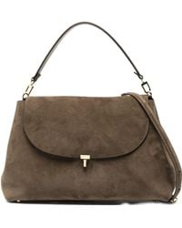 TOTEME - T-Lock Suede Leather Tote Bag - Lyst