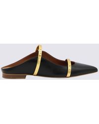 Malone Souliers - Black And Gold-tone Leather Maureen - Lyst