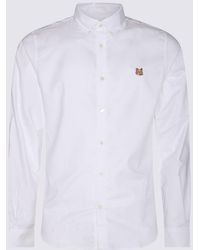 Maison Kitsuné - Cotton Shirt - Lyst