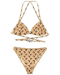 Marine Serre - 'Active Jersey' Bikini Set - Lyst