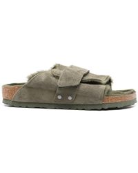 Birkenstock - Kyoto Shearling Thyme, Suede Leather/nubuck Shoes - Lyst