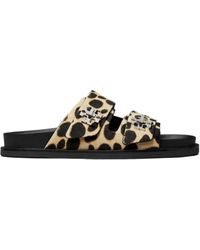 Tory Burch - T Lock Sport Slide Sandals - Lyst