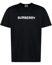 Burberry - Cotton Crew-Neck T-Shirt - Lyst
