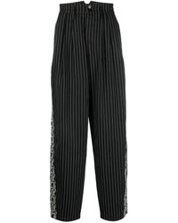 Youths in Balaclava - Pinstripe Trousers Woven Clothing - Lyst