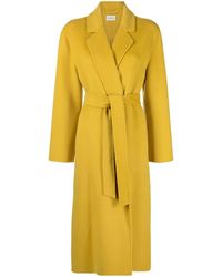 Yellow Coats for Women | Lyst