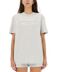 Alexander Wang - T-Shirt With Logo - Lyst