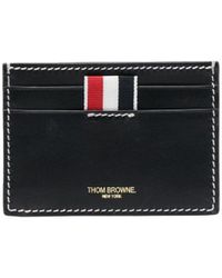 Thom Browne - Leather Single Credit Card Case - Lyst