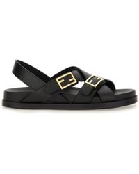 Fendi - Slide Sandal "Feel" - Lyst