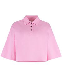 Bottega Veneta - Cotton Piqué Polo Shirt - Lyst