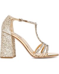 Miu Miu Sandal heels for Women - Up to 70% off | Lyst