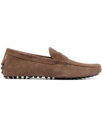 Tod's - Gommini Suede Driving Shoes - Lyst