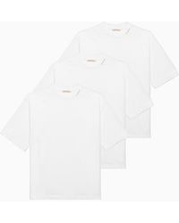 Marni - White Oversize T Shirt With Logo Embroidery - Lyst