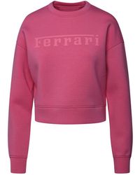 Ferrari - Scuba Pink Viscose Sweatshirt - Lyst
