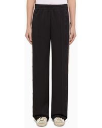 Golden Goose - Dark Sports Trousers With Side Band - Lyst