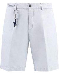 Paul & Shark - Cotton And Linen Bermuda-Shorts - Lyst