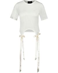 Simone Rocha - Bow Tails Easy T-Shirt - Lyst
