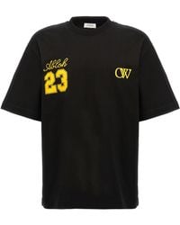 Off-White c/o Virgil Abloh - Ow 23 Skate Logo-print Cotton T-shirt - Lyst