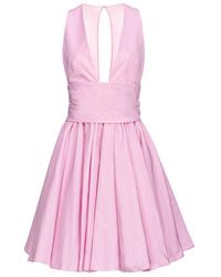 Pinko - Mini Taffeta Dress - Lyst