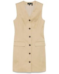 Theory - Cotton Blazer Dress With Flap Pockets - Lyst