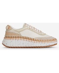 Chloé - Leather Nama Sneakers - Lyst