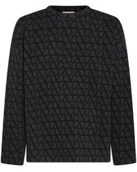 Valentino - Sweaters Black - Lyst