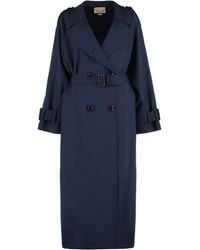 Gucci - Double-breasted Wool Coat - Lyst