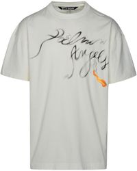 Palm Angels - 'Foggy Pa' Cotton T-Shirt - Lyst