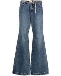 MICHAEL Michael Kors - Flare Leg Denim Cotton Jeans - Lyst