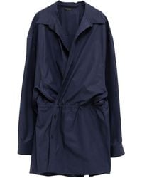 Balenciaga - Mini Shirt Dress - Lyst