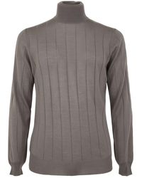 FILIPPO DE LAURENTIIS - Royal Merino Long Sleeves Turtle Neck Sweater - Lyst
