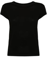 Rick Owens - Seam-detail T-shirt - Lyst