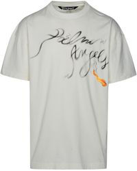 Palm Angels - 'Foggy Pa' Cotton T-Shirt - Lyst