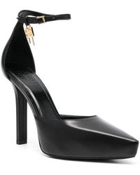 Givenchy - Black Leather G-lock Pumps - Lyst