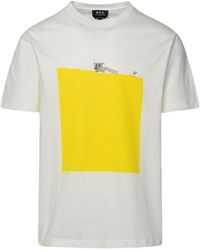 A.P.C. - Cotton T-Shirt - Lyst