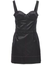 Maison Margiela - Contrast Stitching Corset Dress Dresses - Lyst