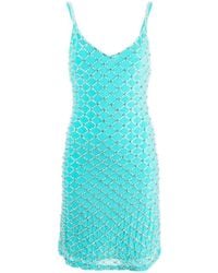 P.A.R.O.S.H. - Rhinestone-embellished Short Dress - Lyst