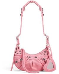 Balenciaga - Le Cagole Xs Leather Shoulder Bag - Lyst