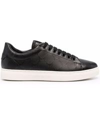 armani black trainers mens