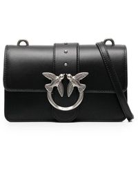 Pinko - 'Mini Love Bag Icon' Shoulder Bag With Logo Patch - Lyst