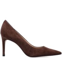 Stuart Weitzman - Stuart Power 85 Pointed-Toe Pumps - Lyst