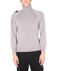 MA.STRUM Turtle Neck Sweater - Gray