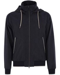 Herno - Cashmere And Silk Resort Bomber Jacket - Lyst
