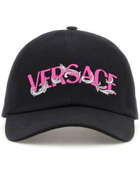 Versace - Logo-print Detail Baseball Cap - Lyst