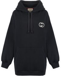 Gucci - Logo Oversized Hoodie - Lyst
