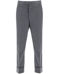 Thom Browne - Cropped Tailoring Pants - Lyst